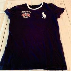 RALPH LAUREN TENNIS WIMBLEDON BIGPONY T-SHIRT